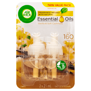 Airwick Essential Oil Electrical Refill Vanilla & Soft Cashmere